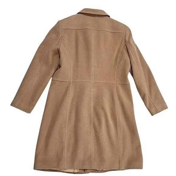 Marc New York Virgin Wool Cashmere Coat, Camel, Trench Andrew Marc Womens Sz 12 - Picture 2 of 11